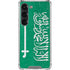 Saudi Arabia Flag Distressed Galaxy S23 Clear Case